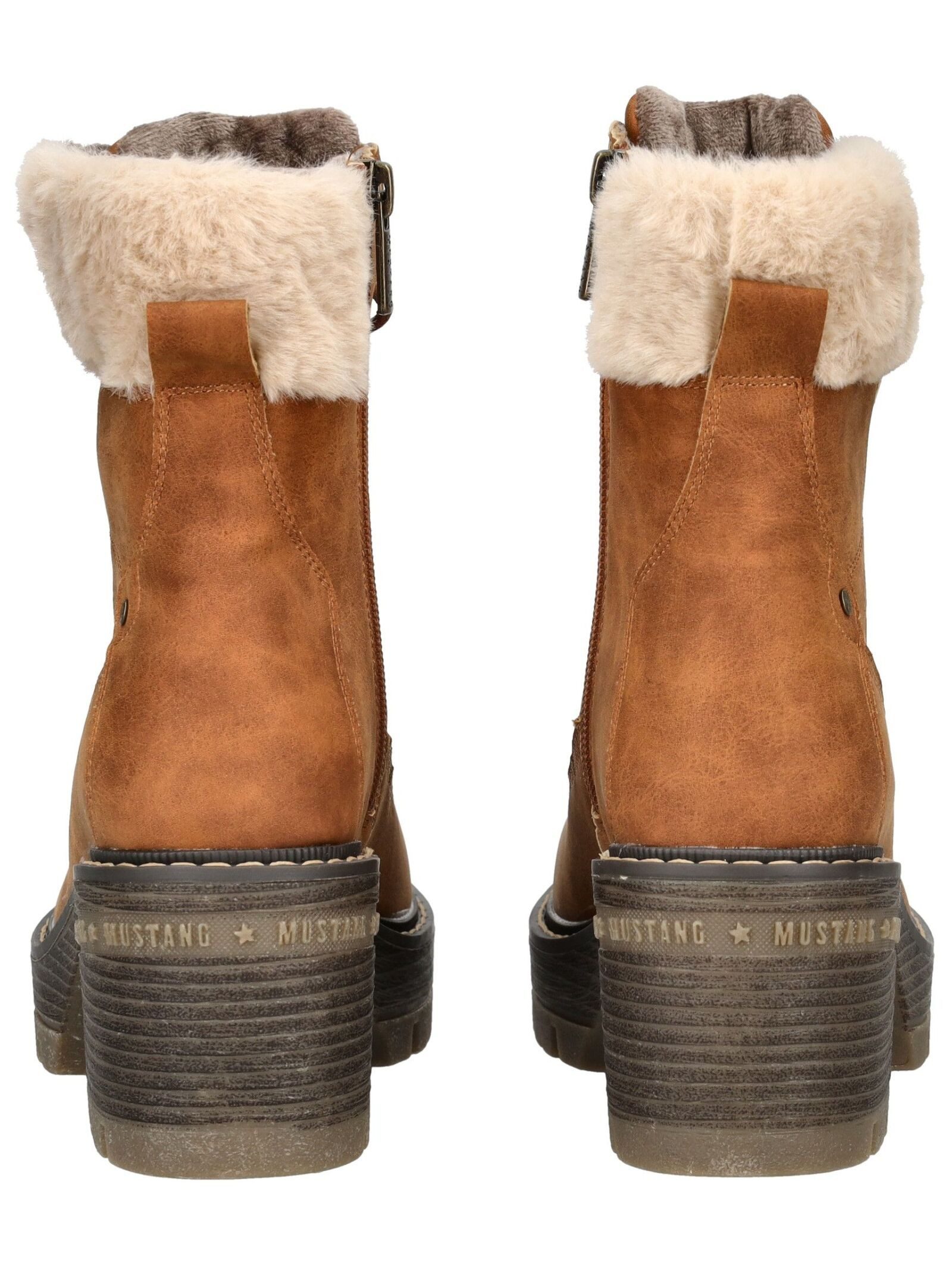 Mustang Shoes Mustang Shoes Stiefelette Lederimitat/Textil High-Heel-Stiefelette – Bild 5 von 5
