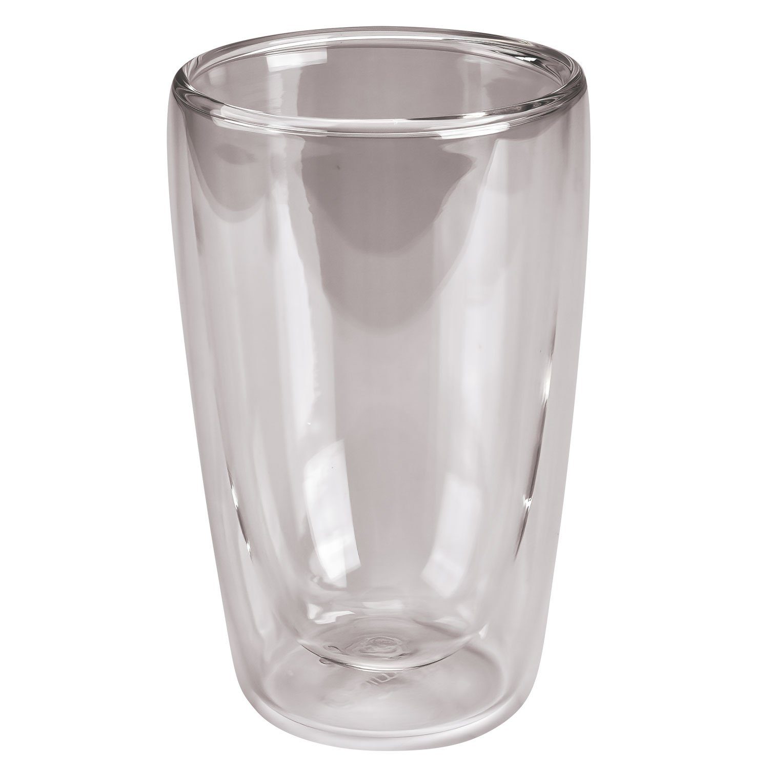 Dimono Latte-Macchiato-Tasse Doppelwandiges Trinkglas 450ml – Latte-Macchiato-Glas Borosilikat Set, 1-tlg., Borosilikat-Glas, Wasser- Longdrink- & Cocktailgläser
