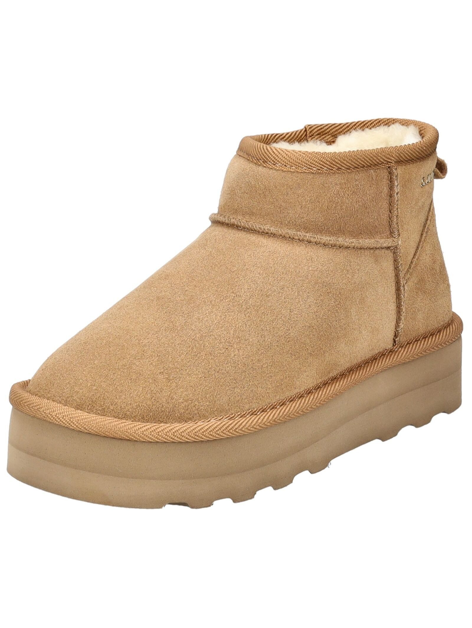 s.Oliver Stiefelette Veloursleder Stiefelette günstig online kaufen