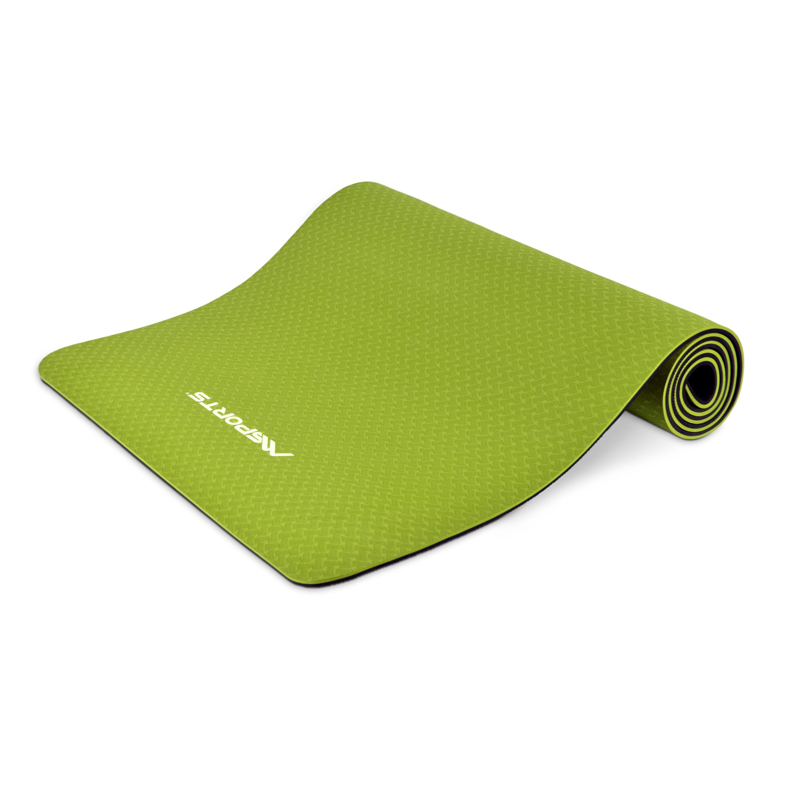 MSports® Gymnastikmatte Yogamatte - Fitnessmatte - extrem rutschfest (Yogamatte)
