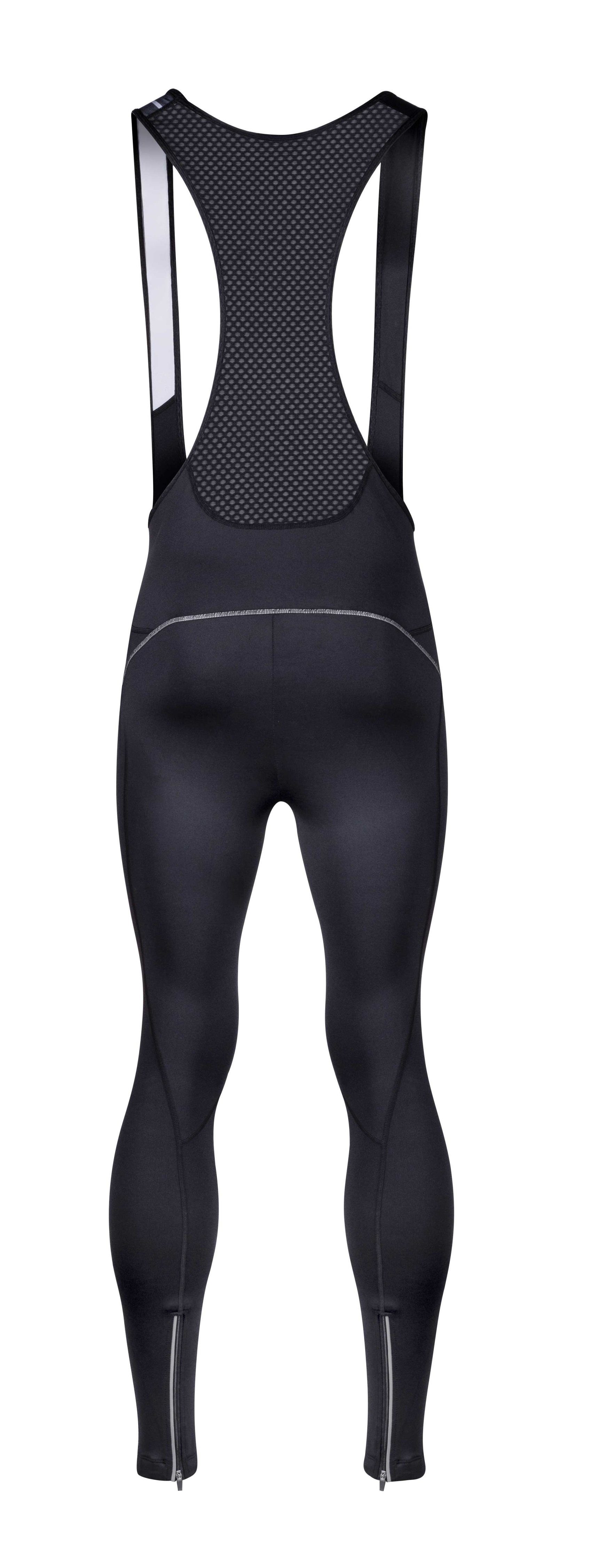 FORCE Fahrradhose Trägerhose FORCE REFLEX LINE in schwarz ohne Pad %%% günstig online kaufen