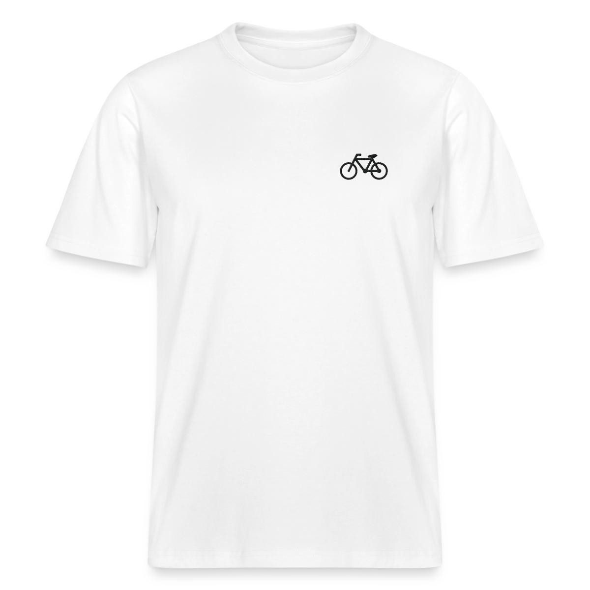 T-Shirt Stickerei Fahrrad, Silhouette Rennrad Relaxed Fit Unisex T-Shirt