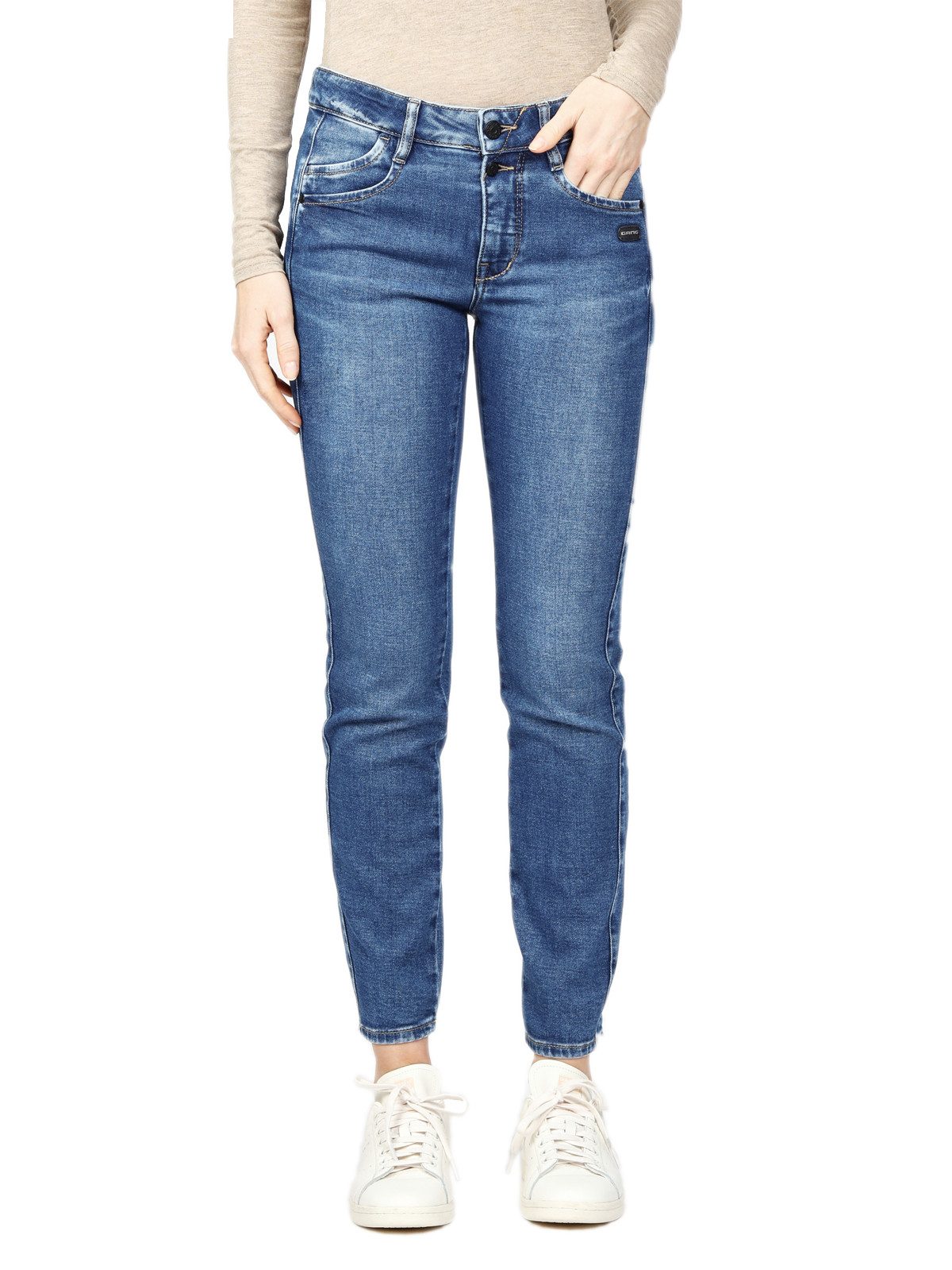 GANG Slim-fit-Jeans Gang SANA Cropped Denim (1-tlg)