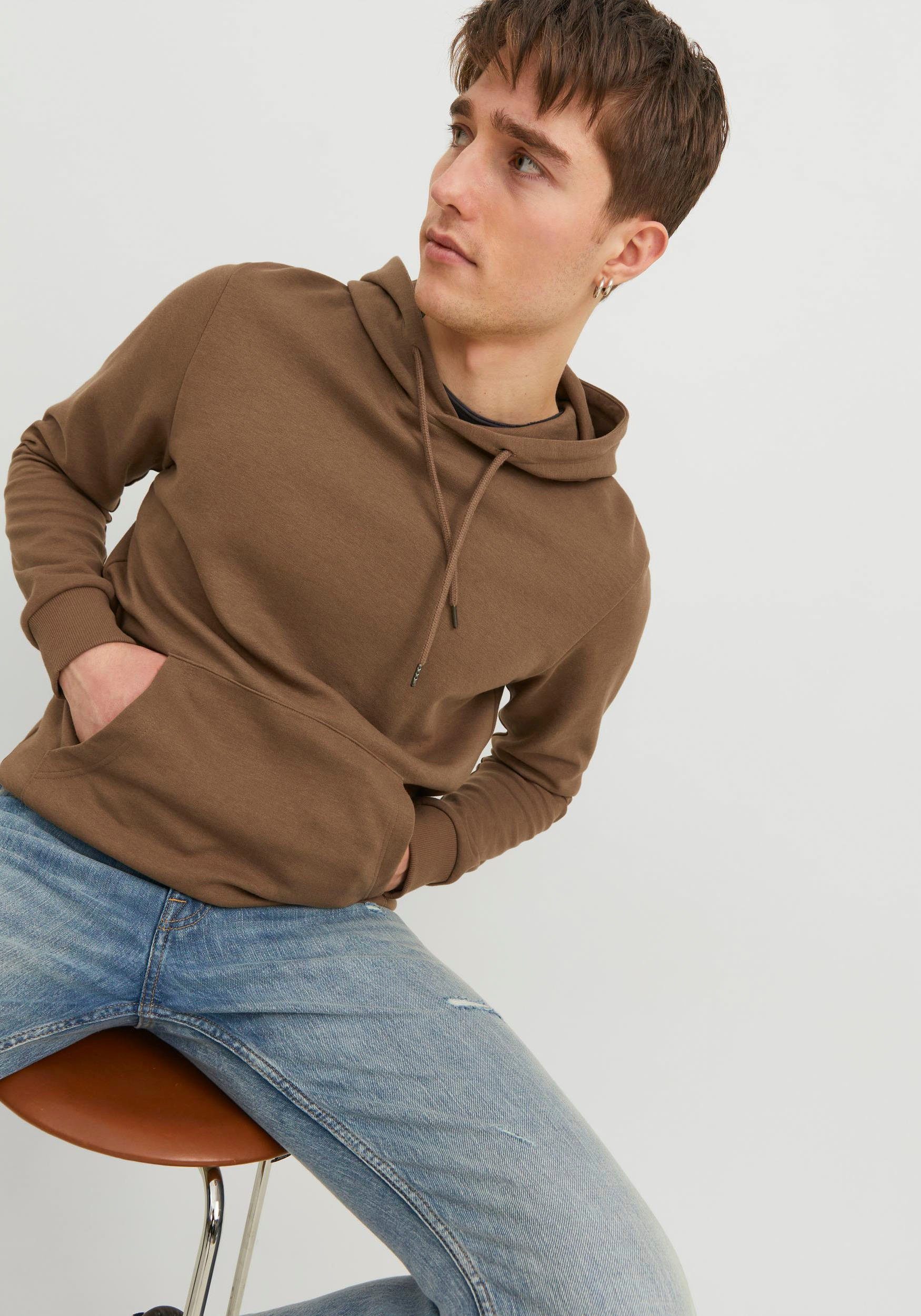 SWEAT Jack Jones Kapuzensweatshirt NOOS & Otter JJEBASIC HOOD