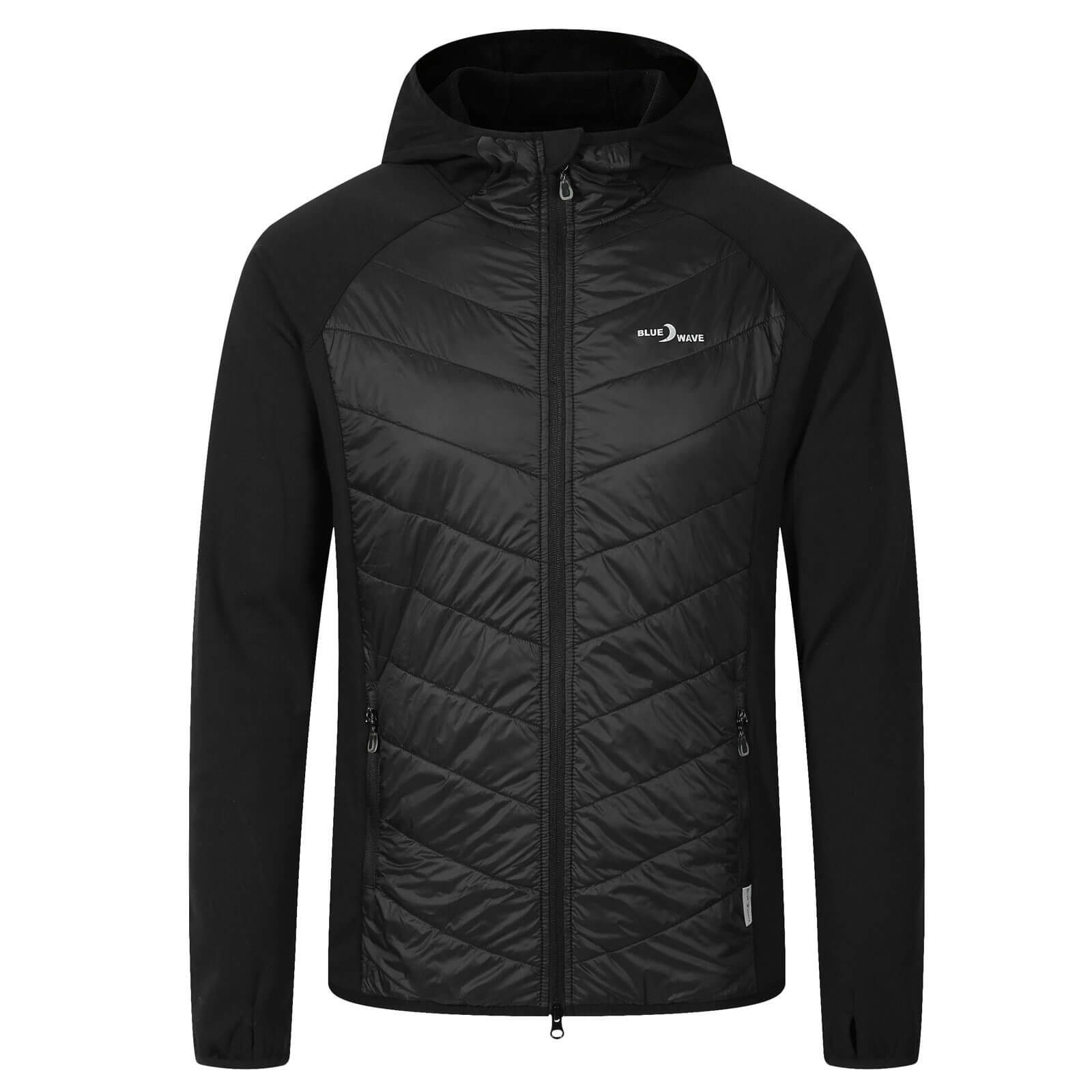 Blue Wave Steppjacke Herren Hybridjacke Leon mit Kapuze und wärmender Wattierung