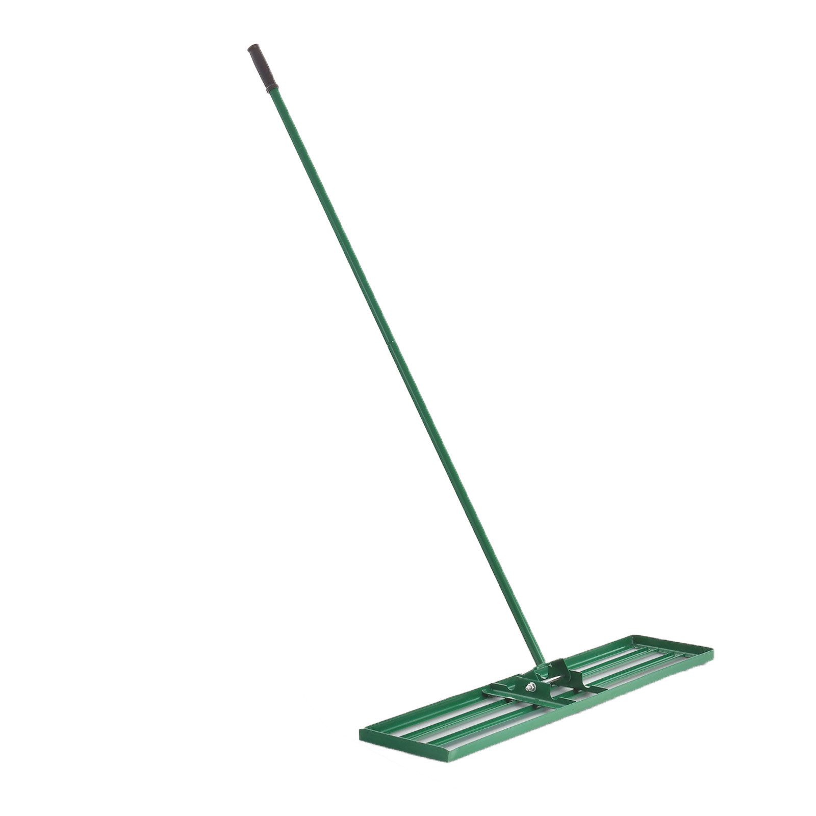 KOMFOTTEU Rasenrechen Metall, mit 170 cm ergonomischem Griff, 106 x 25cm