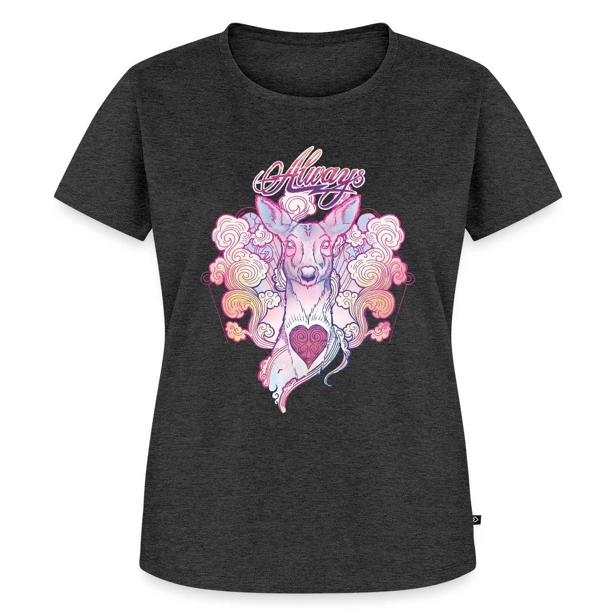 Spreadshirt T-Shirt Harry Potter Patronus Hirschkuh Always Frauen Premium T-Shirt (1-tlg)