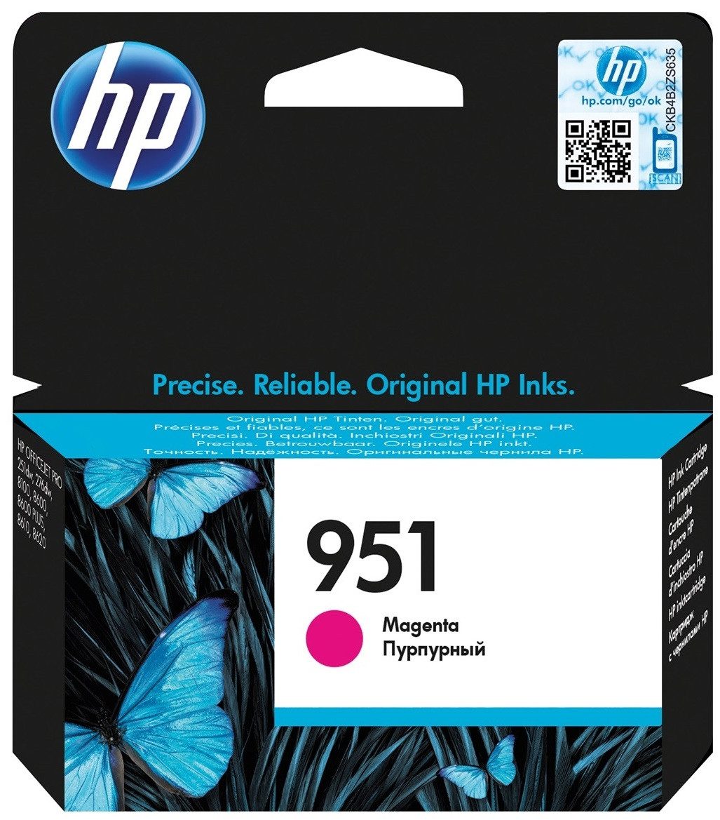 HP 951 / CN051AE Tintenpatrone (1-tlg., Tintenpatrone magenta magenta 700 Seiten)