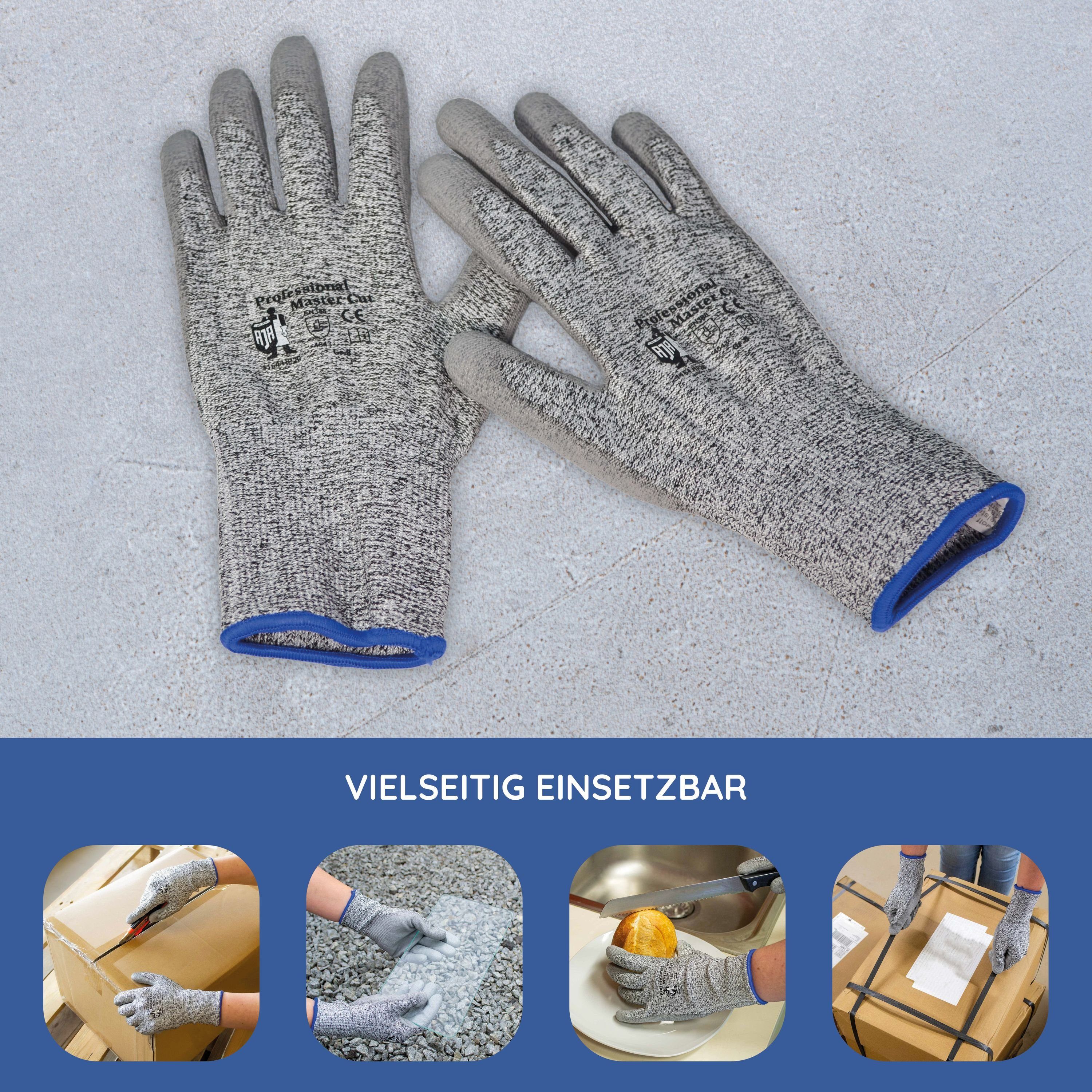 420 388 schnittfeste Handschuhe Jungfleisch 5 EN PU-Beschichtung EN Schnittschutzhandschuhe Schnittschutzklasse
