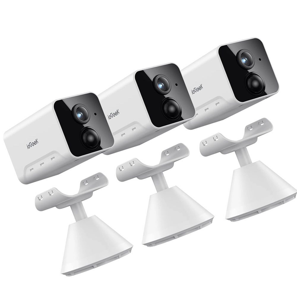 TWUFY IP-Überwachungskamera Mini Kamera WiFi Überwachungskamera Innen,Kamera Überwachung Innen (Innenbereich, Innen, 3-tlg., 2K Mini Kamera kabellos mit Nachtsicht & AI-Alarm, Mit Akku Kompakte Sicherheitskamera mit Bewegungsmelder/Nachtsicht)