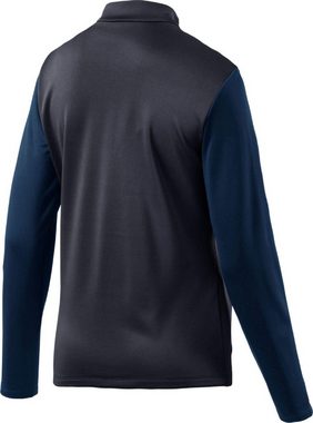Odlo V-Ausschnitt-Pullover grau regular (1-tlg)