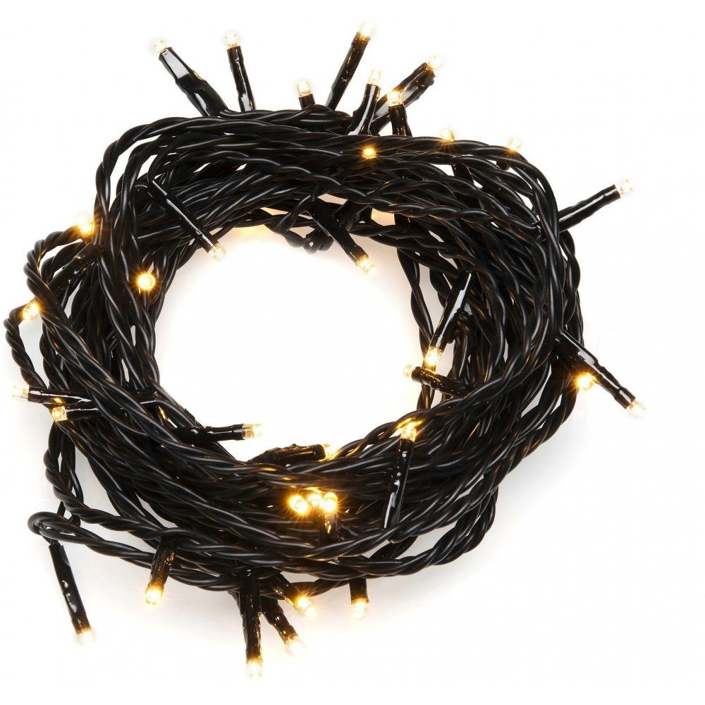 KONSTSMIDE LEDLichterkette LED Solar Lichterkette bernsteinfarben