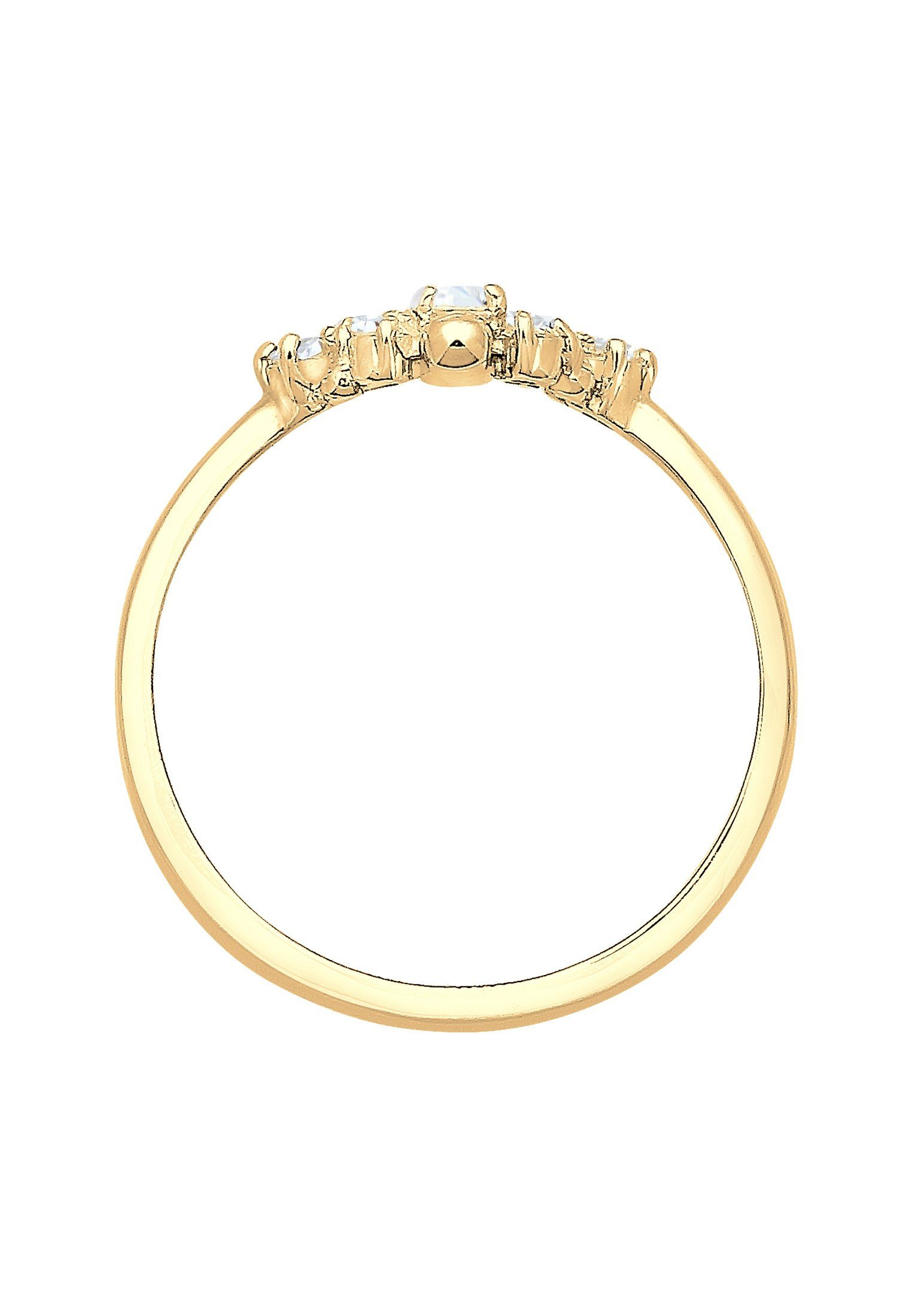 Elli Verlobungsring Verlobungsring Zirkonia Weiß 925 Sterling Silber