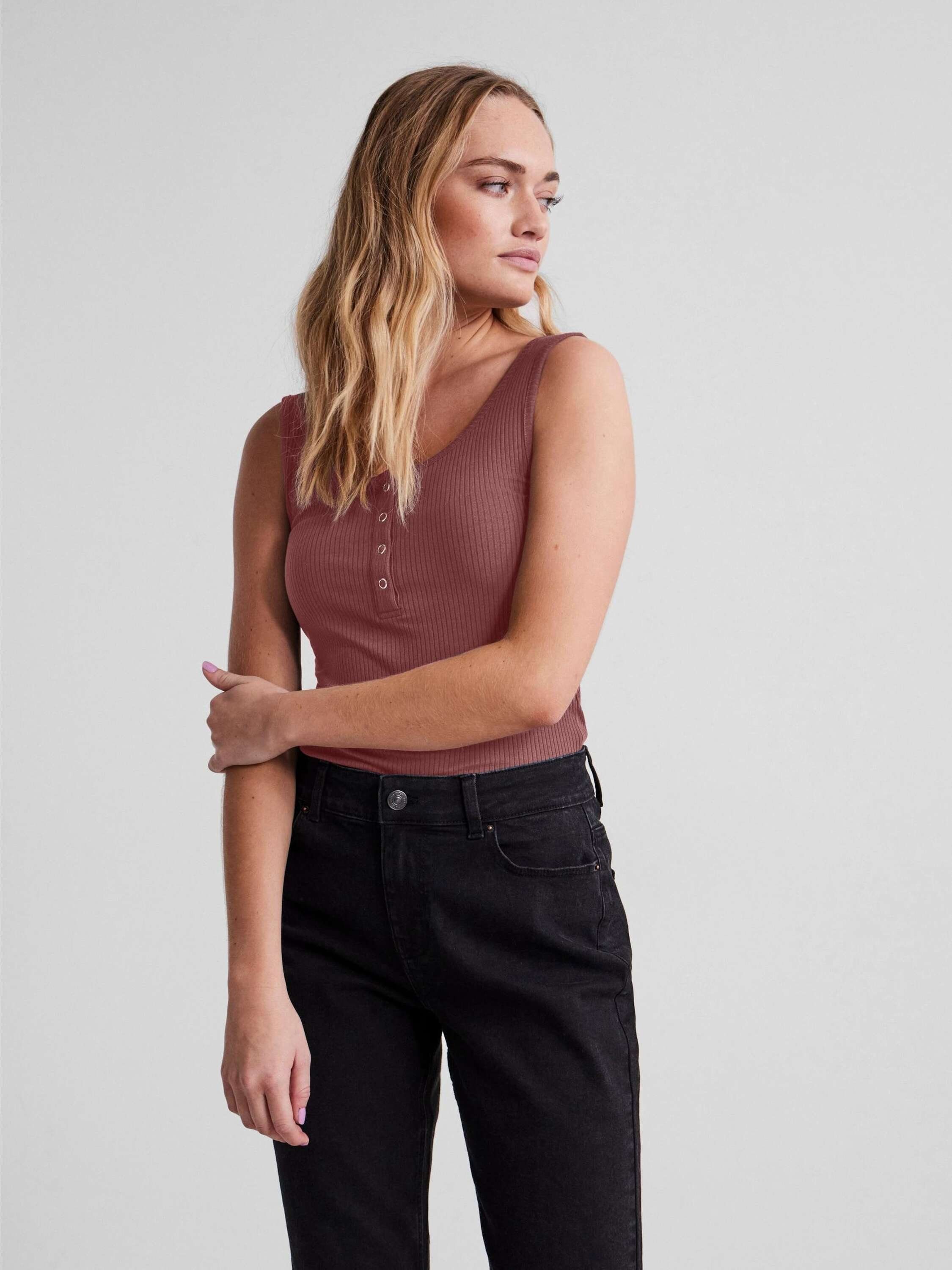 pieces Shirttop PCKitte (1-tlg) Plain/ohne Details – Bild 5 von 5