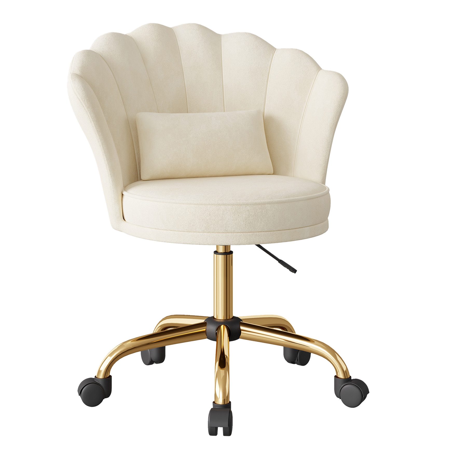 HawthyHome Bürostuhl Schreibtischstuhl mit Blütenrückenlehne, drehbar und h günstig online kaufen