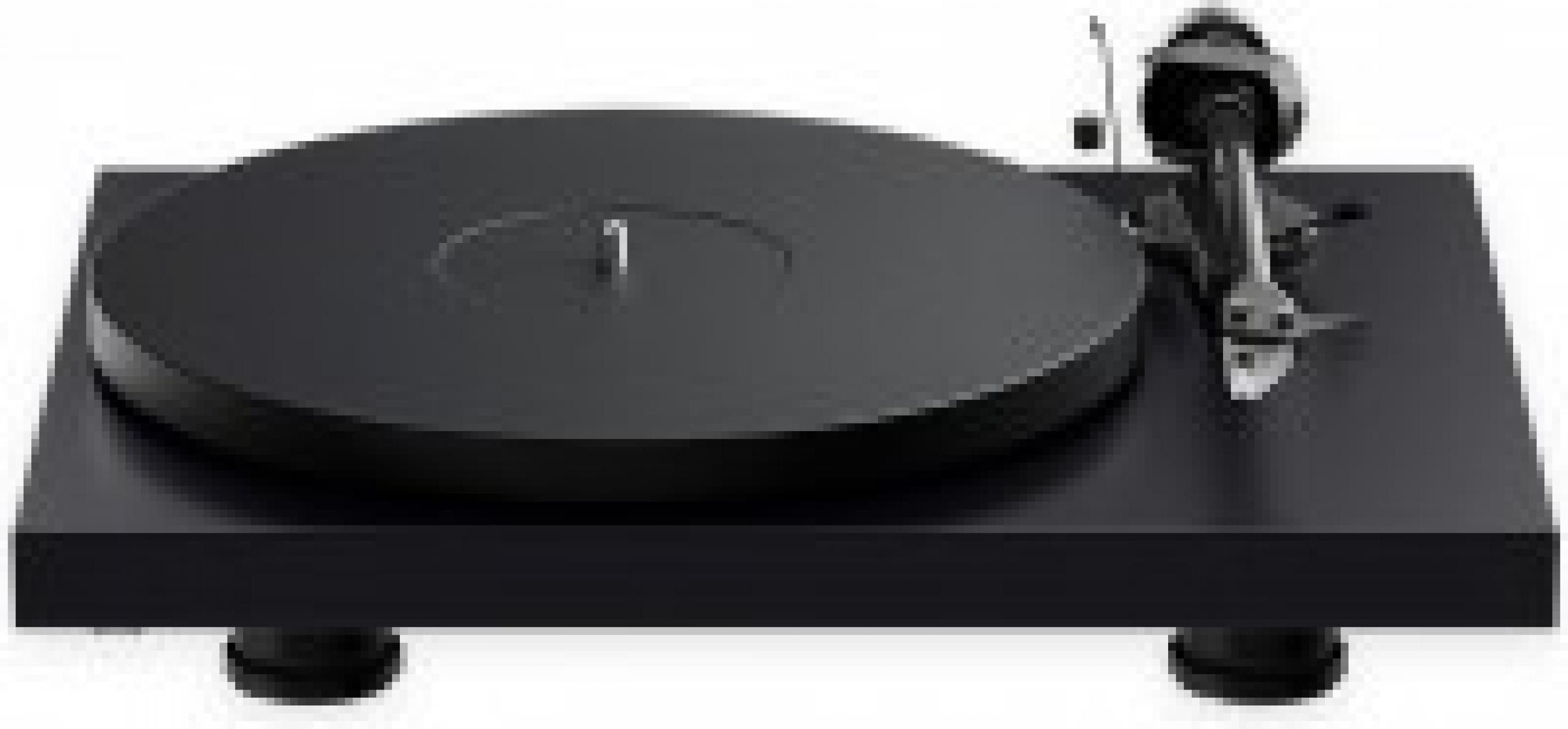 Pro-Ject Debut Evo 2 seidenmatt schwarz Plattenspieler (Riemenantrieb mit elektronischer Drehzahlregelung, keine, Carbon-Alu-Tonarm 8,6?, Alu-Teller mit TPE-Dämpfung)
