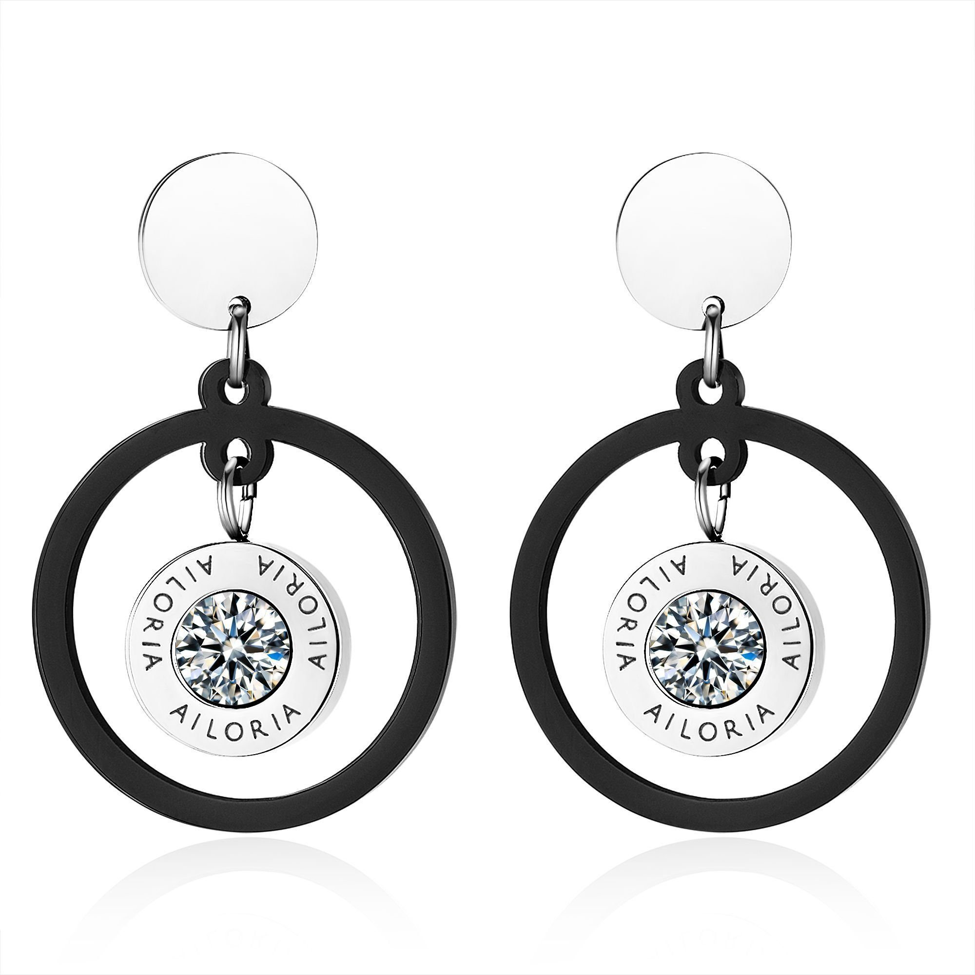 AILORIA Paar Ohrhänger AUDREY Ohrringe, Ohrringe aus glänzendem Edelstahl günstig online kaufen