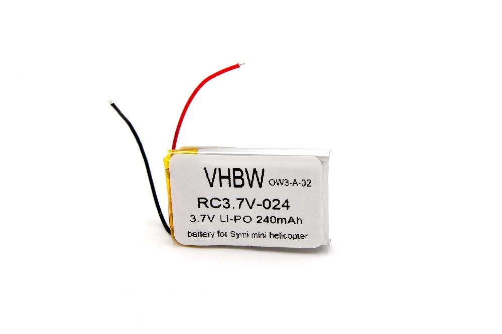 vhbw kompatibel mit Syma S107G, S108G Drohnen-Akku Li-Ion 240 mAh (3,7 V)