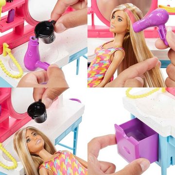 Mattel® Spielwelt Mattel HKV00 - Barbie - Totally Hair - Haarsalon, Spielset mit Puppe &