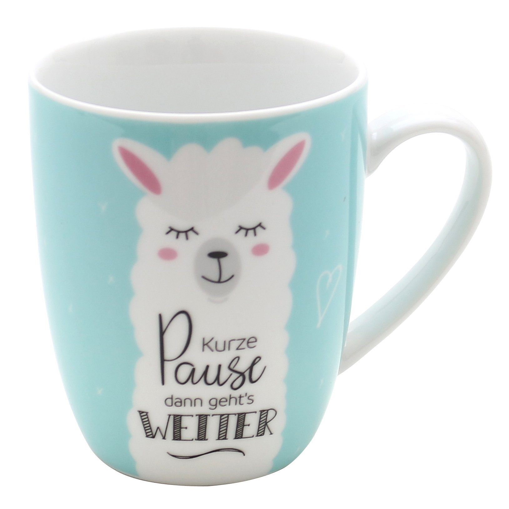 Dekohelden24 Tasse Kaffeebecher / Tasse aus Porzellan. 250 ml., 1-tlg., Porzellan