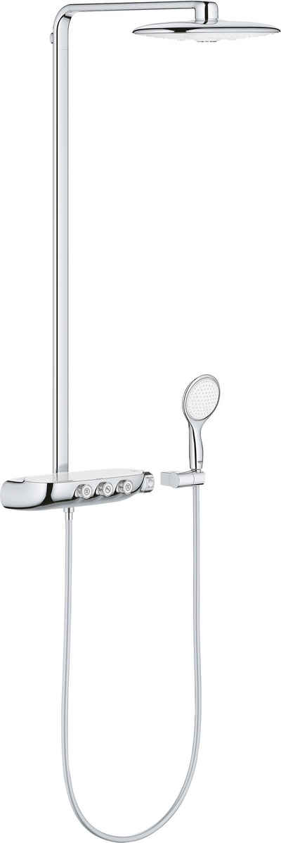 Grohe Duschsystem Rainshower System SmartControl, Höhe 109 cm, 2 Strahlart(en), Packung, mit langlebieger und scheinender Oberfläche