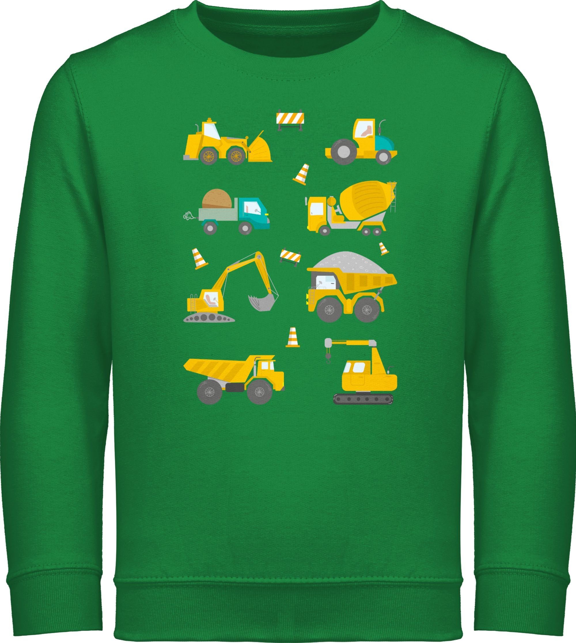 Sweatshirt Baustellen Fahrzeuge