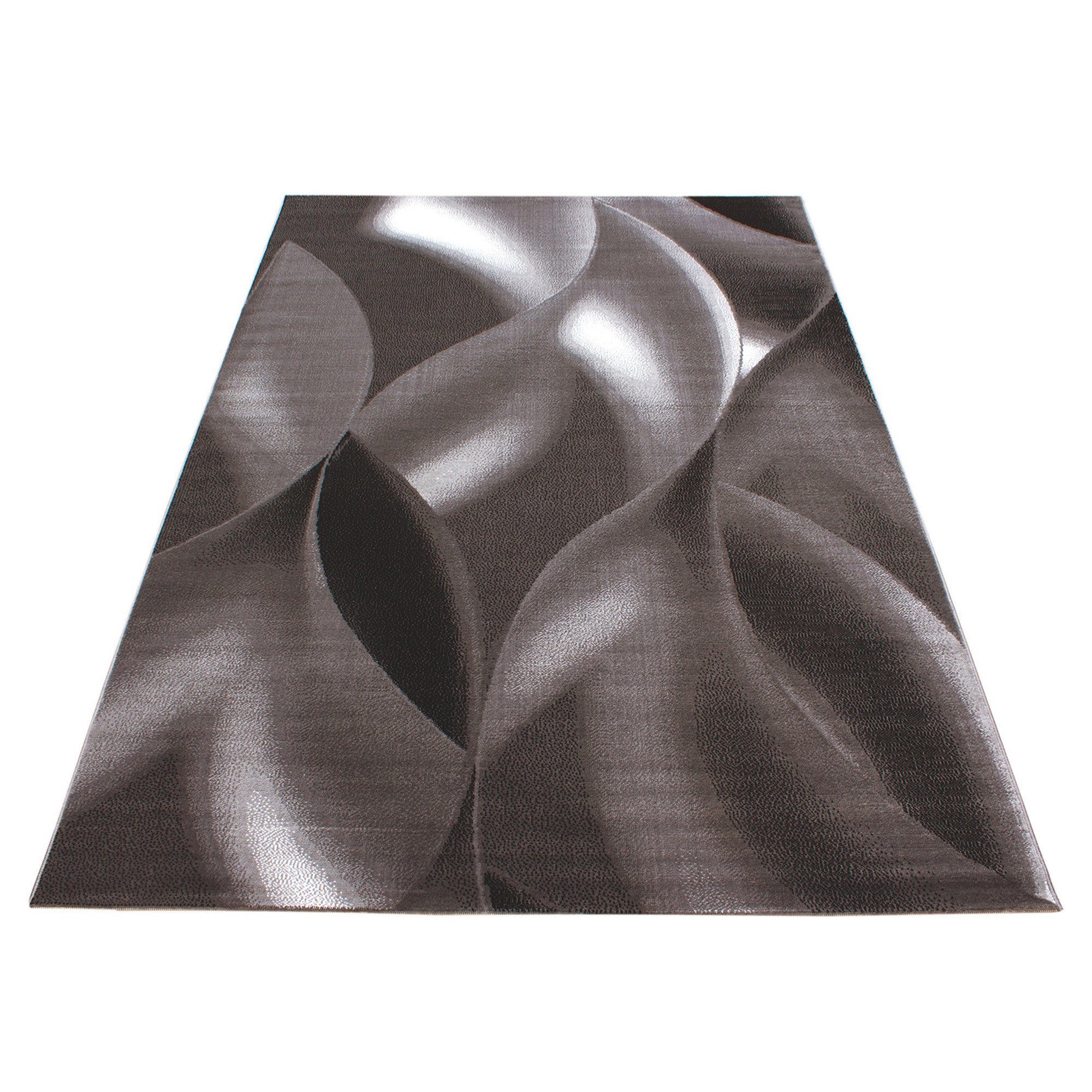 Stilvoll Günstig Teppich mit Abstrakt-Wellen-Design für Wohnzimmer, Läufer, Höhe: 6 mm