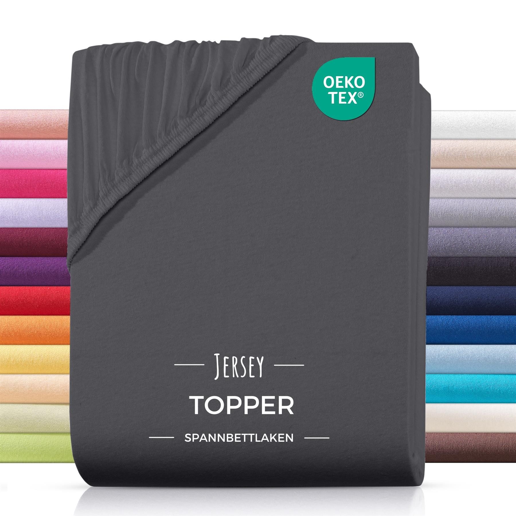 Carpe Sonno Spannbettlaken Topper Spannbetttuch Jersey günstig online kaufen