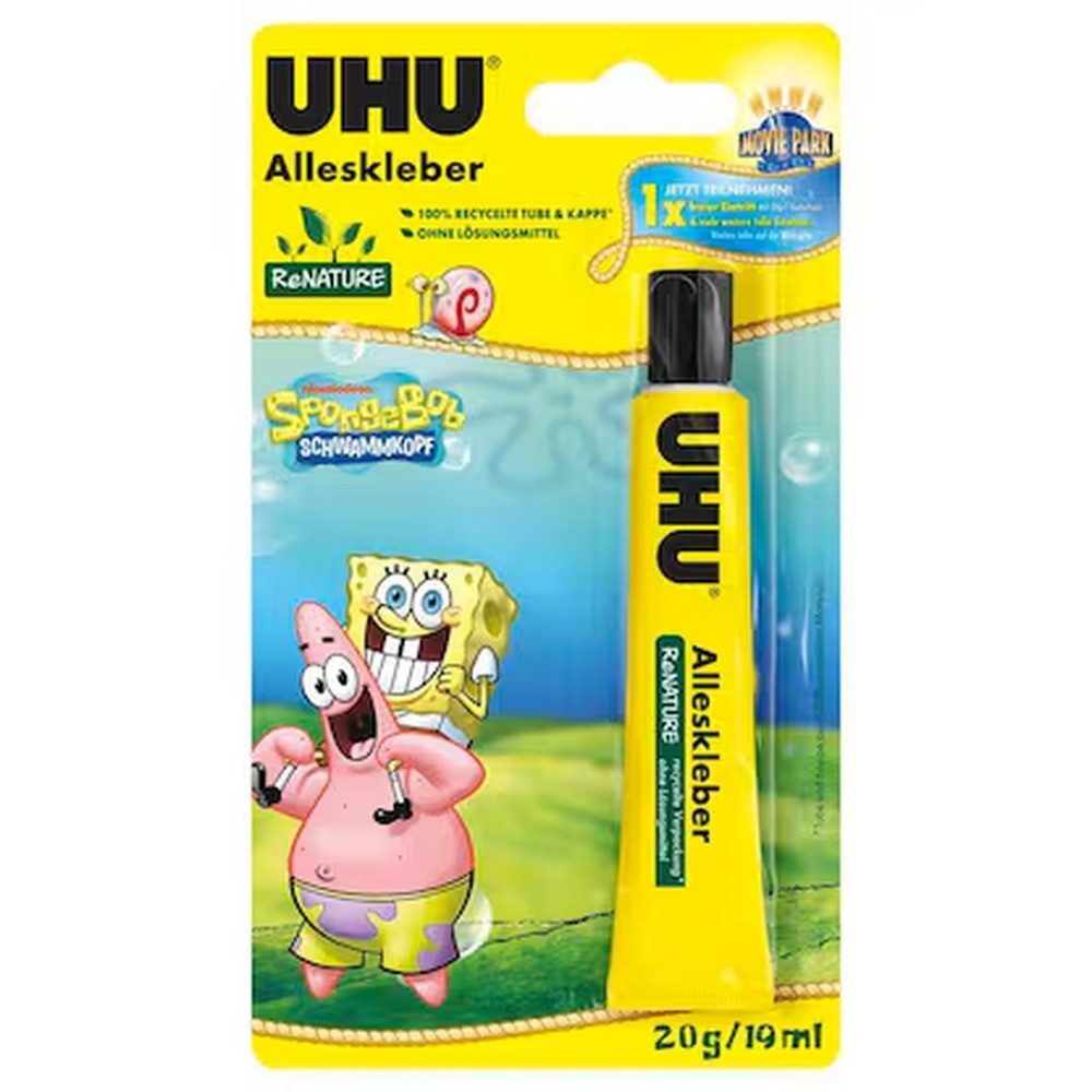 UHU Klebstoff UHU ReNATURE SpongeBob Schwammkopf Alleskleber 20,0 g, 1 St.