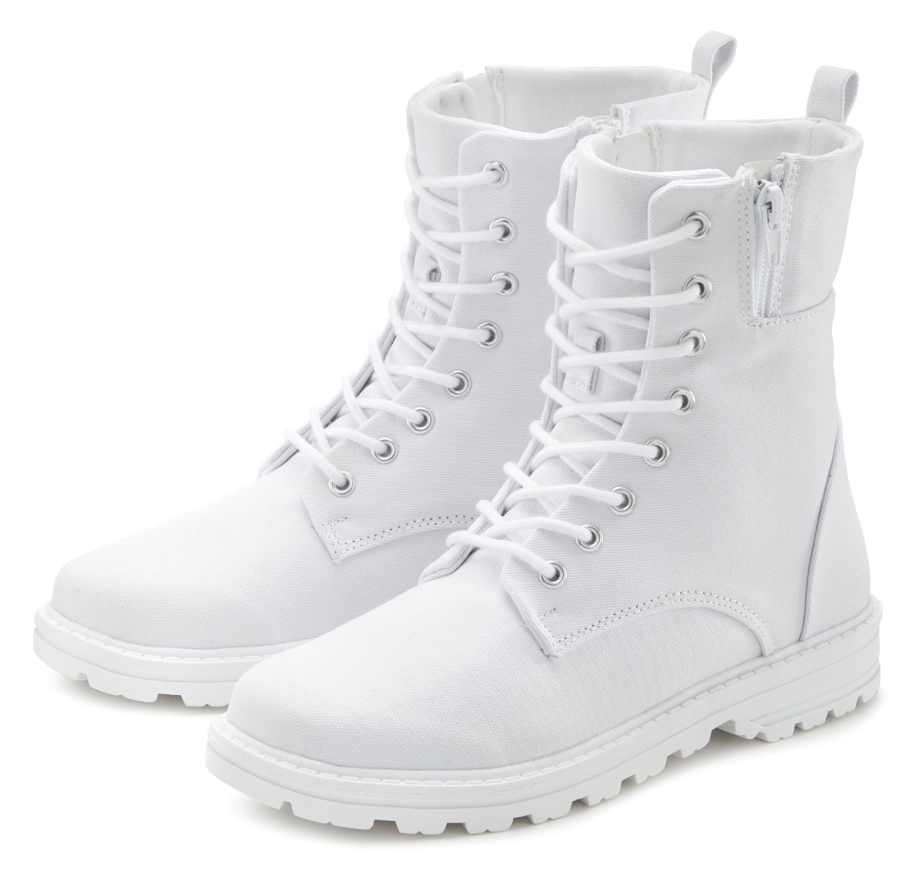 LASCANA Schnürstiefelette zum Schnüren, modische Optik günstig online kaufen
