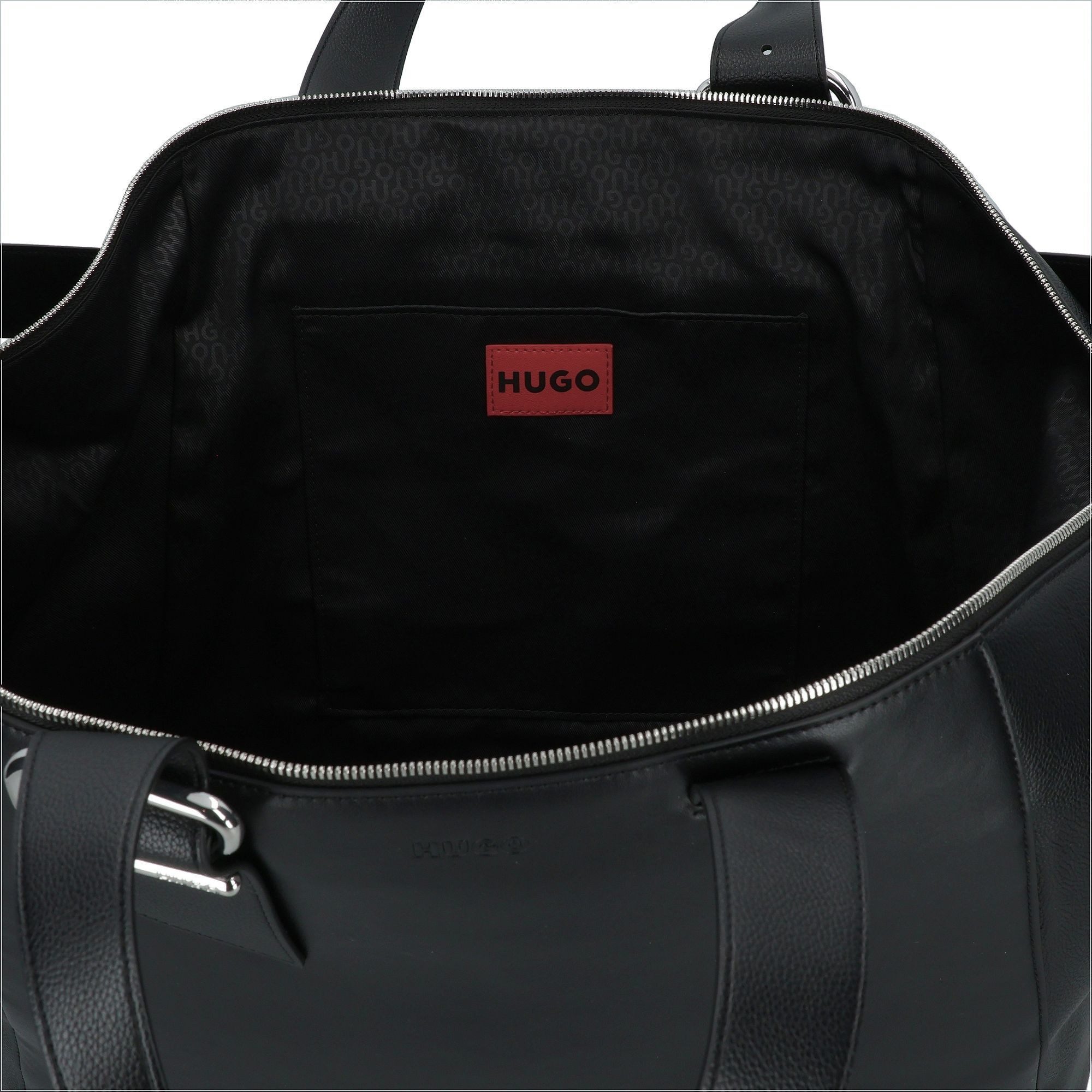 HUGO Schultertasche Nidna, Polyurethan