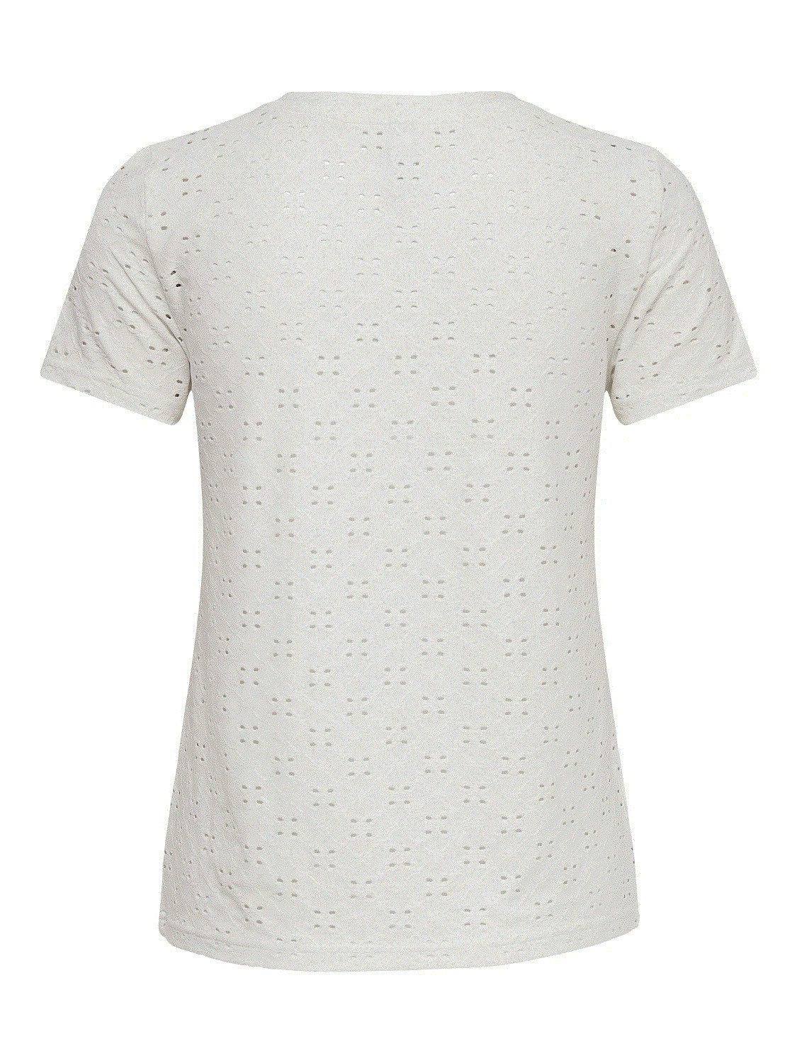 JACQUELINE de YONG T-Shirt 2er-Set Kurzarm Rundhals (2-tlg) JDYCATHINKA S/S TAG TOP JRS NOOS