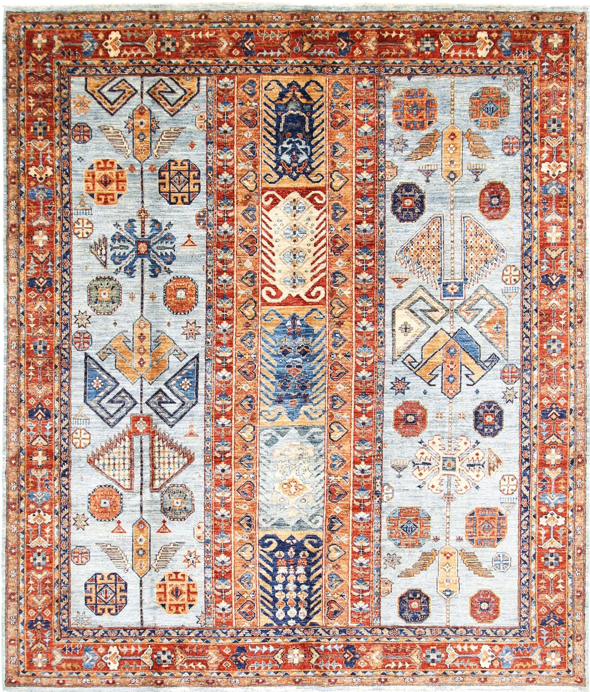 Orientteppich Orientteppich Arijana Klassik 282x242 Handgewebter Teppich, Nain Trading, Höhe: 0.5 mm