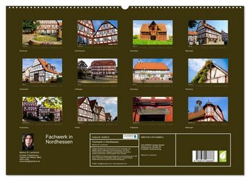 CALVENDO Wandkalender Fachwerk in Nordhessen (Premium, hochwertiger DIN A2 Wandkalender 2023, Kunstdruck in Hochglanz)
