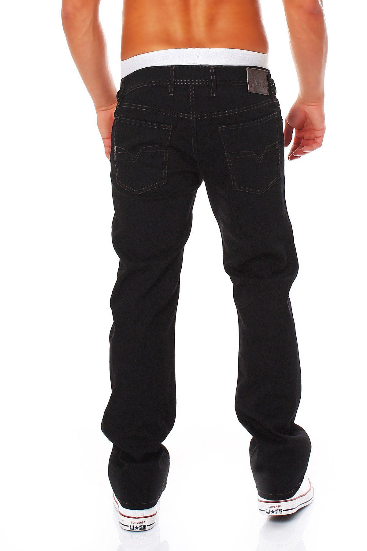 Style, Pocket Jeans L.32 - 0886Z Regular-fit-Jeans Diesel Diesel WAYKEE Stretch, Herren 5 - Regular-Straight-Fit, Uni