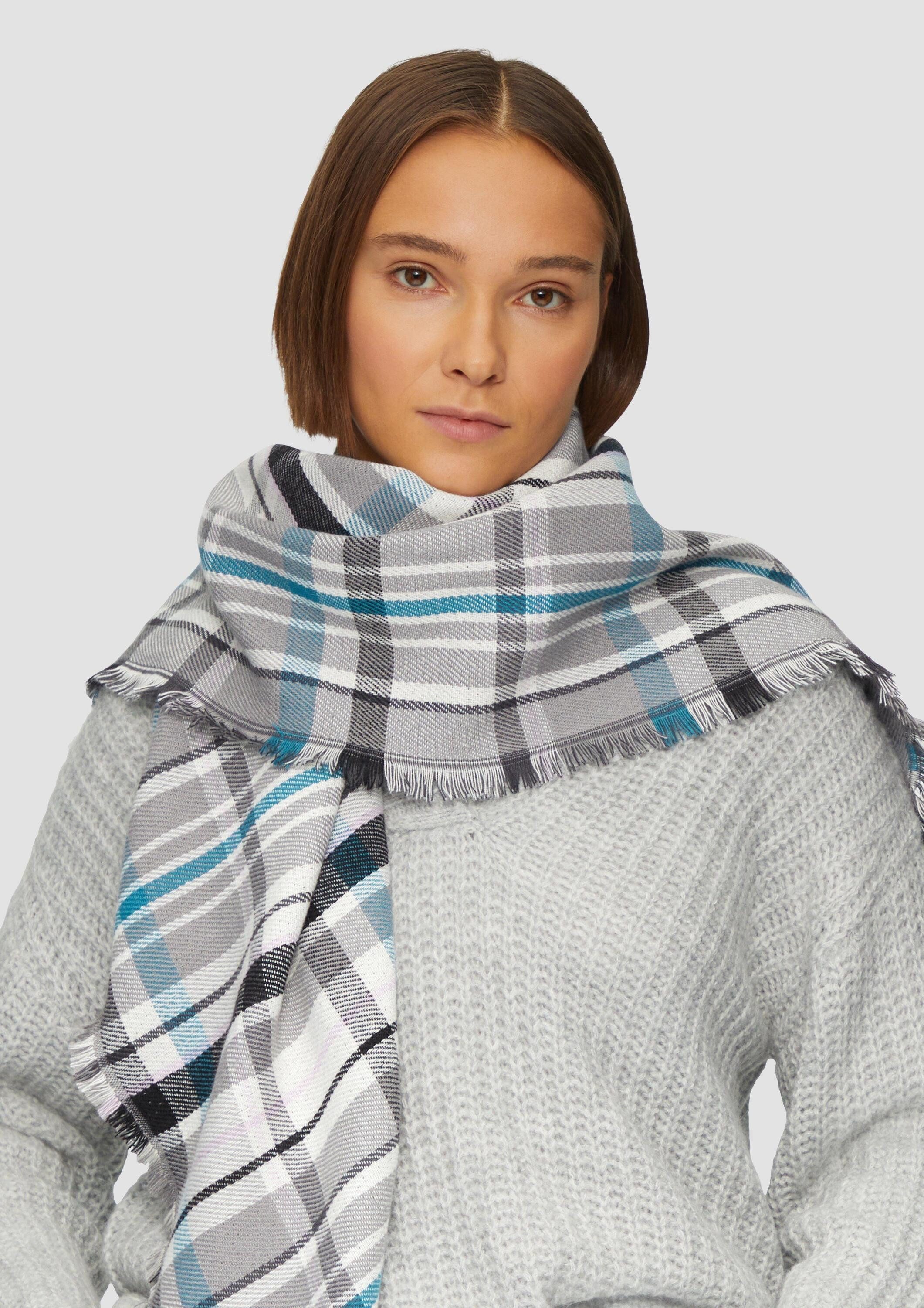 s.Oliver Schal Schal, Doubleface-Dreieckstuch aus Viskosemix günstig online kaufen