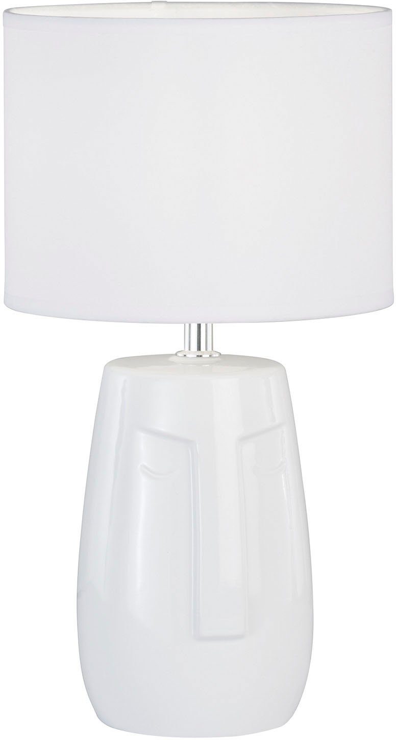 FISCHER & HONSEL Tischleuchte Face, Leuchtmittel wechselbar, hochwertige Verarbeitung