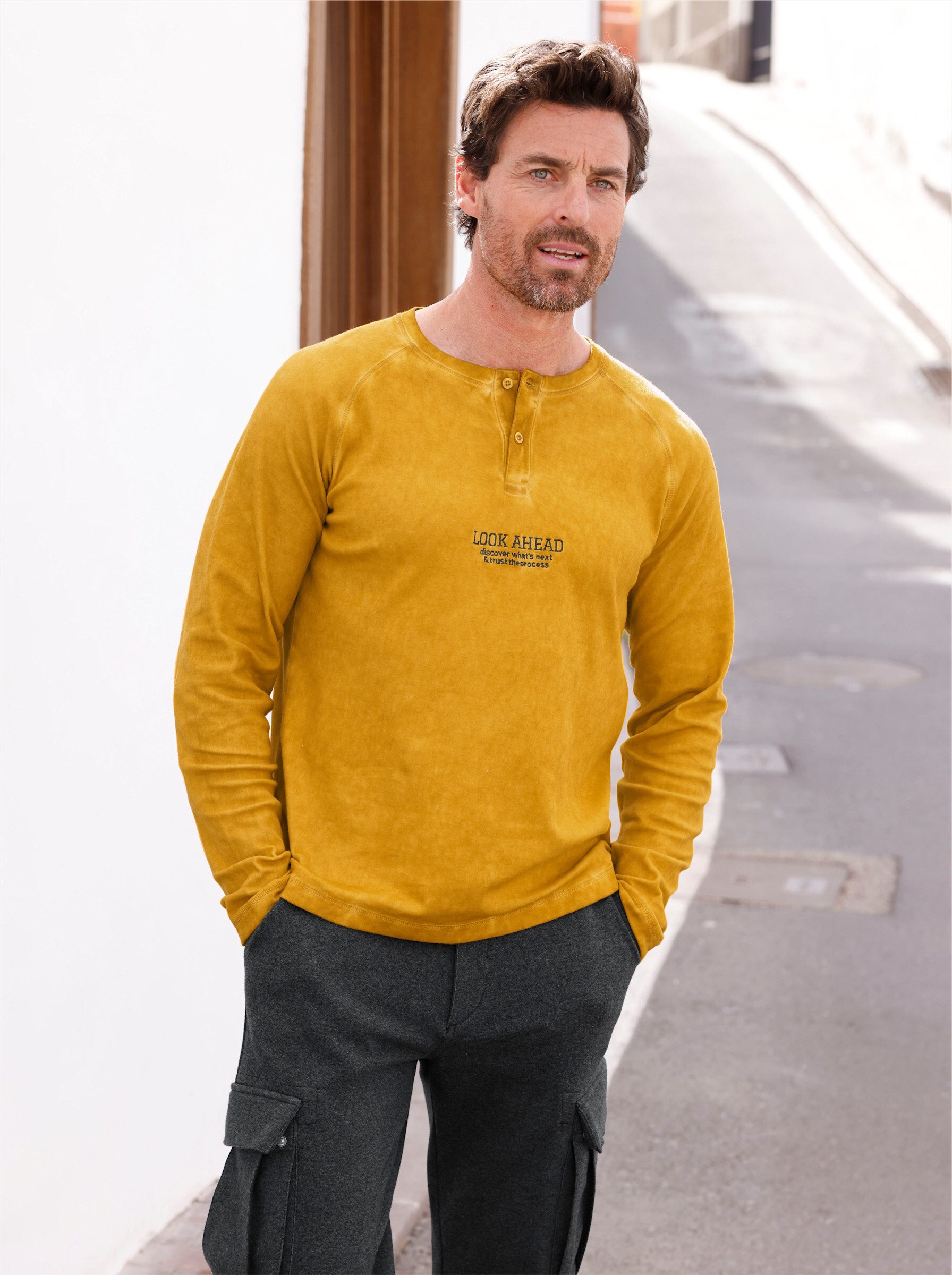 T-Shirt Langarm-Shirt Langarm