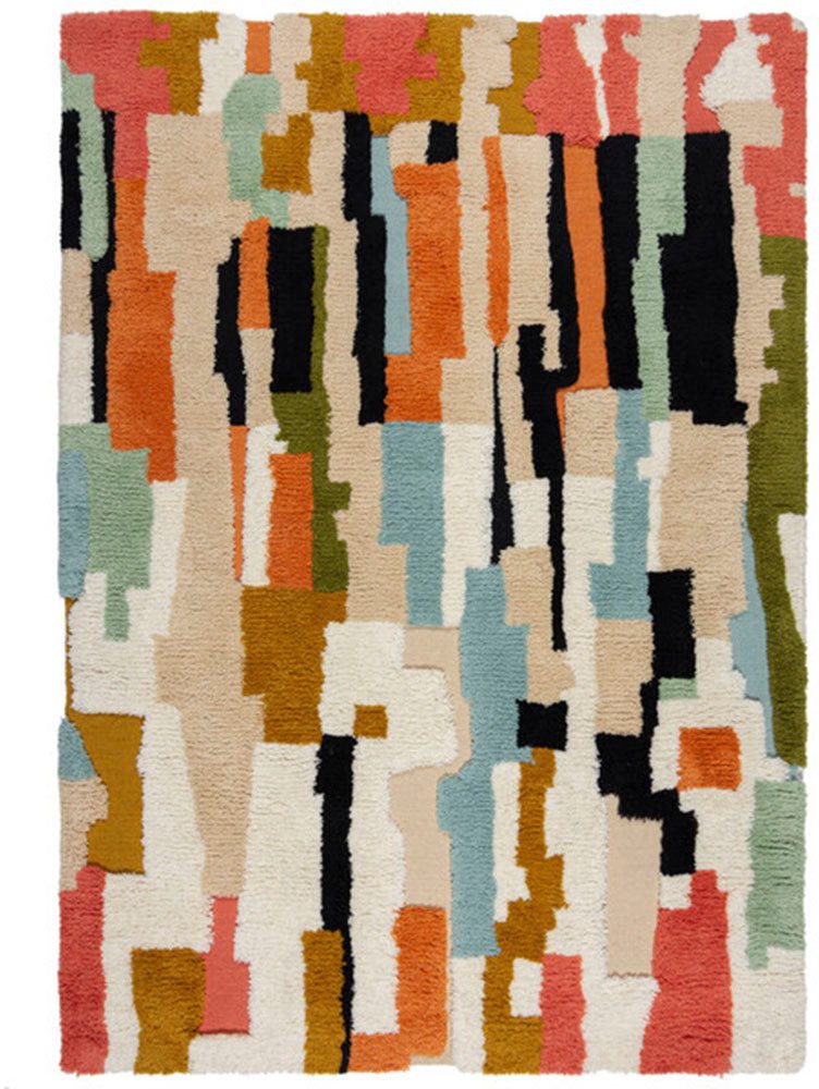 FLAIR RUGS Wollteppich Zagora Shaggy, rechteckig, Höhe: 13 mm, aus 100% Wolle; Flokati Zottelflor