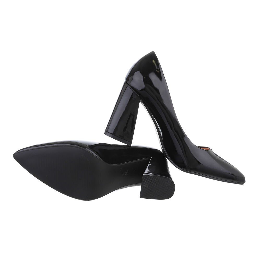 Ital-Design Damen Abendschuhe Elegant High-Heel-Pumps (85744364) Blockabsat günstig online kaufen