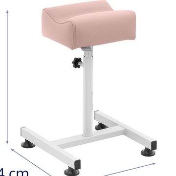 Physa Fußstütze Beinstütze Fußpflege Fußstütze Beinauflage Hocker 24 x 22 cm rosa bis