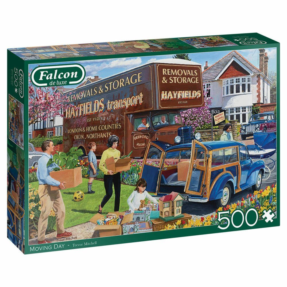 Jumbo Spiele Puzzle Falcon Moving Day 500 Teile, 500 Puzzleteile