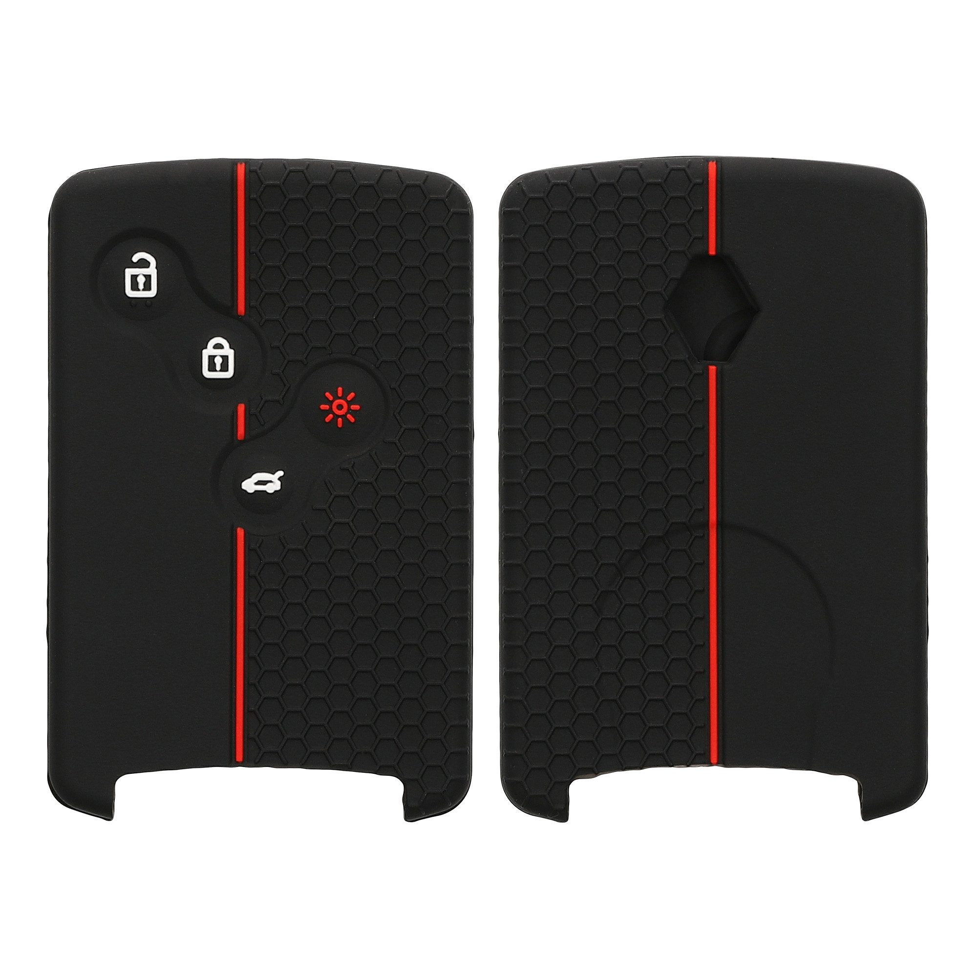 kwmobile Schlüsseltasche Autoschlüssel Silikon Hülle für Renault 4-Tasten A günstig online kaufen