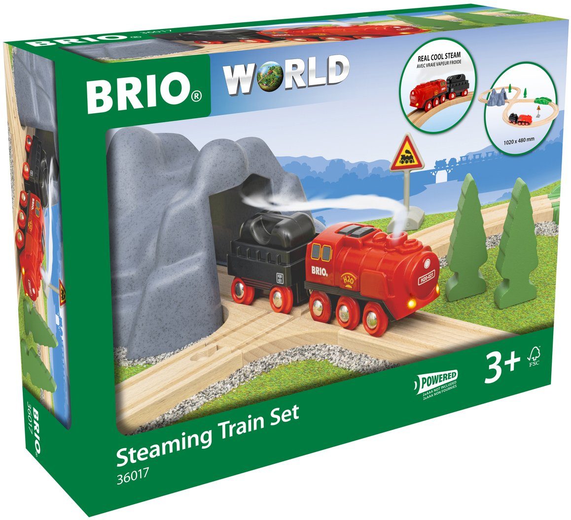 BRIO® Spielzeug-Eisenbahn BRIO® WORLD, Batterie-Dampflok Set, FSC® - schütz günstig online kaufen