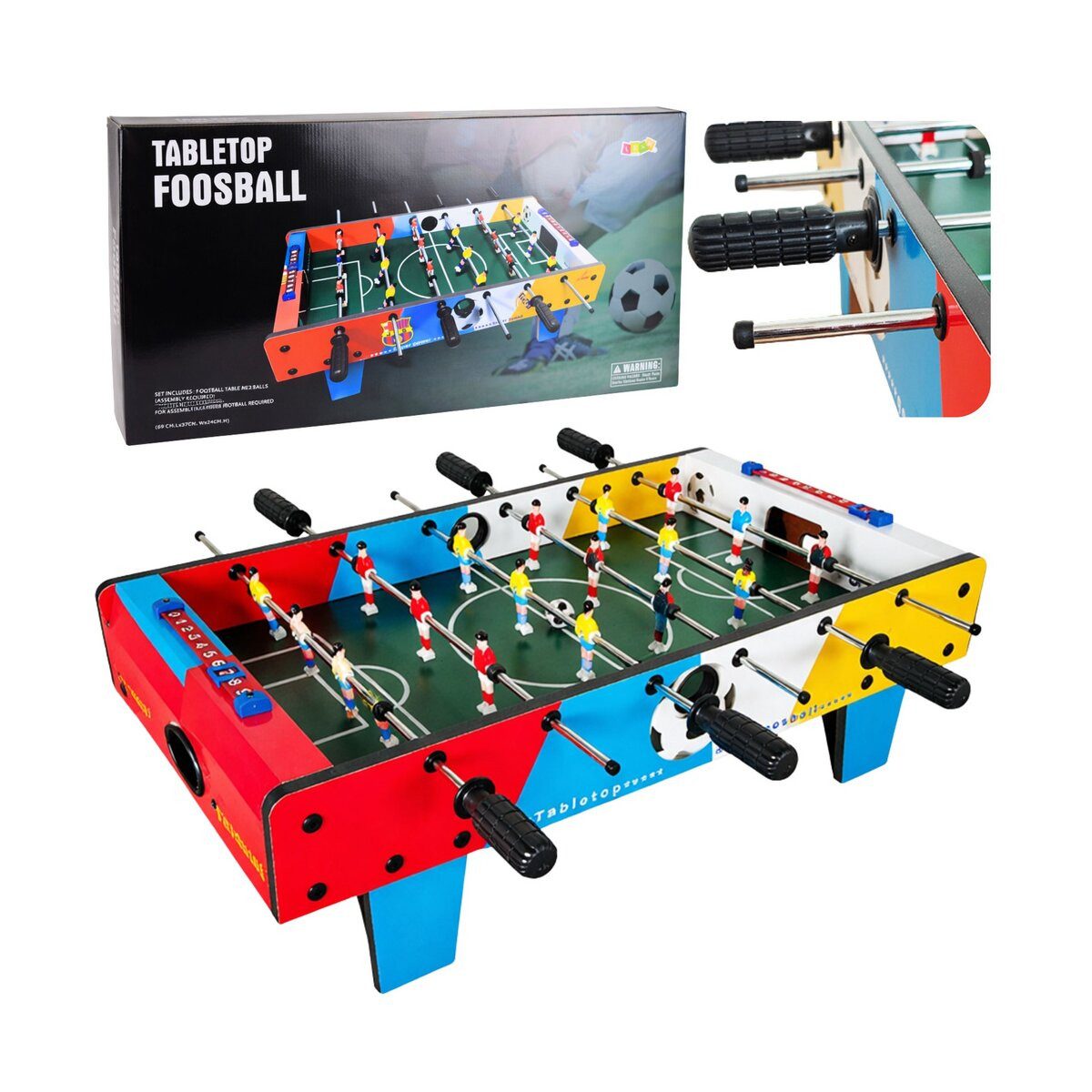 Wisam Lernspielzeug Mini-Tischfußball-Geschicklichkeitsspiel, Tischfußball