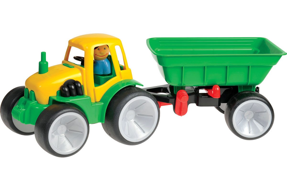 GOWI Spielzeug-Traktor Traktor, (2-tlg), mit Anhänger günstig online kaufen