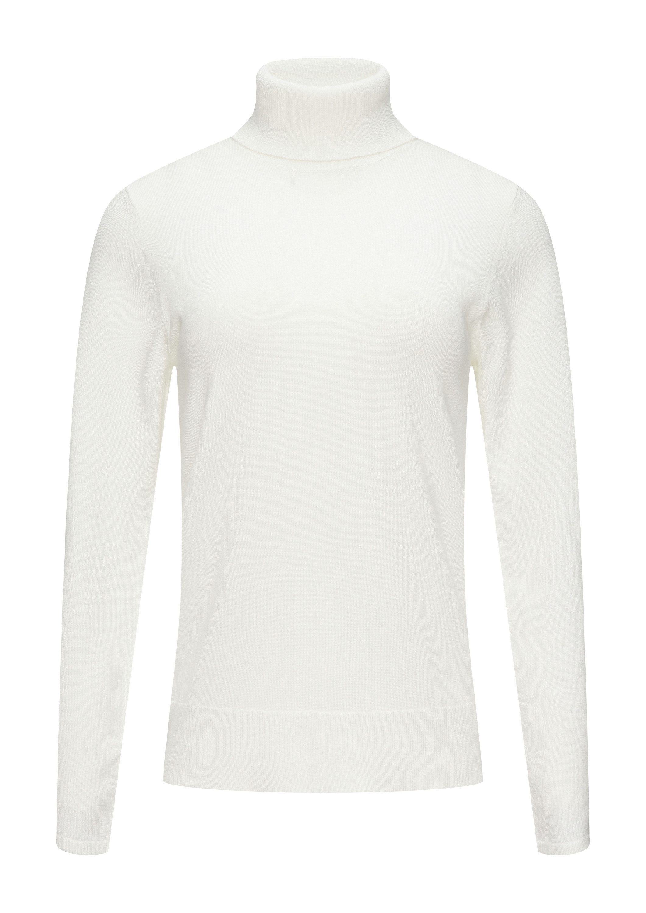 s.Oliver Longpullover Strickpullover Feiner Rollkragenpullover mit Ajour-De günstig online kaufen