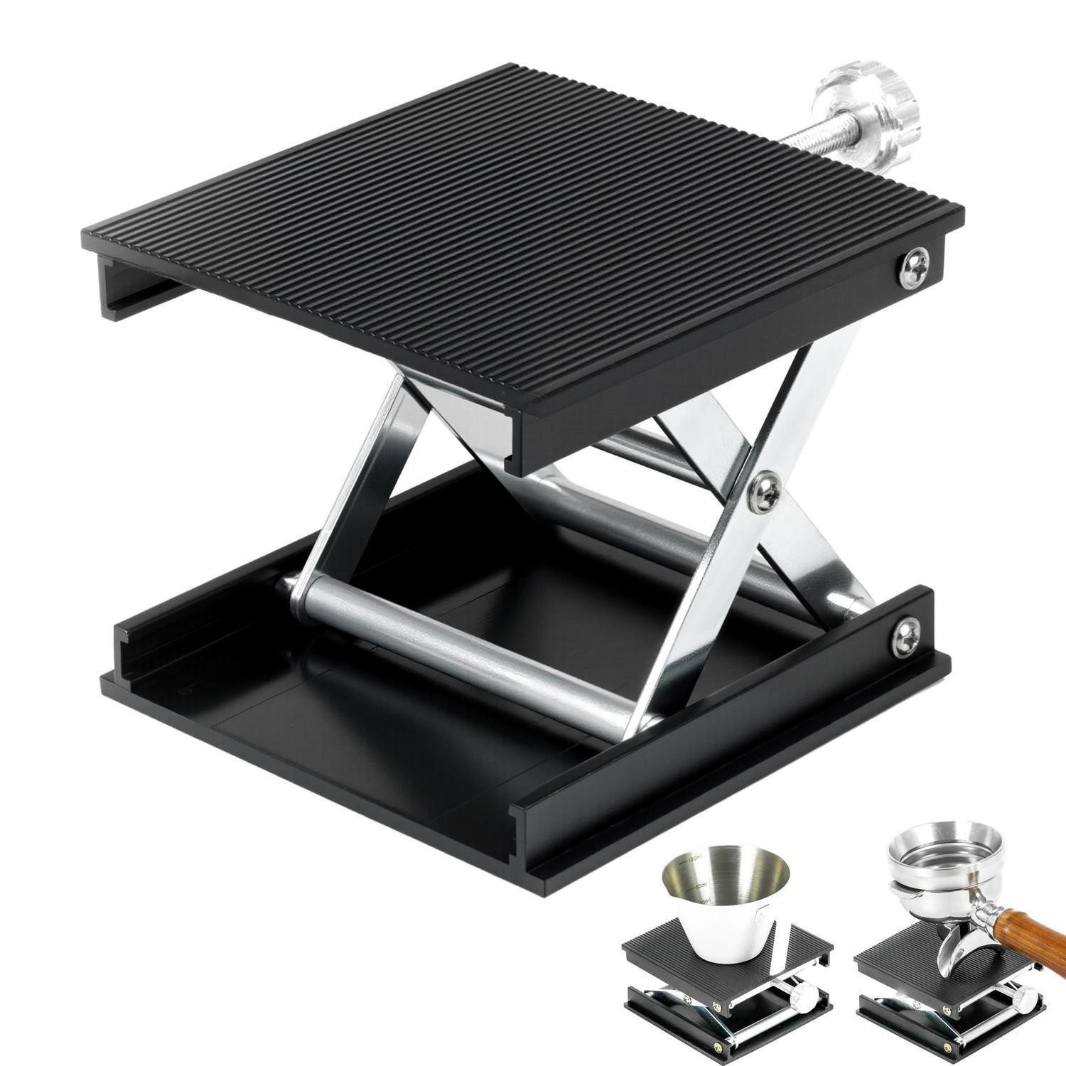 LuxusKollektion Barmaß Espresso Spritzschutz verstellbar 2-9cm, Metall, (1-St)
