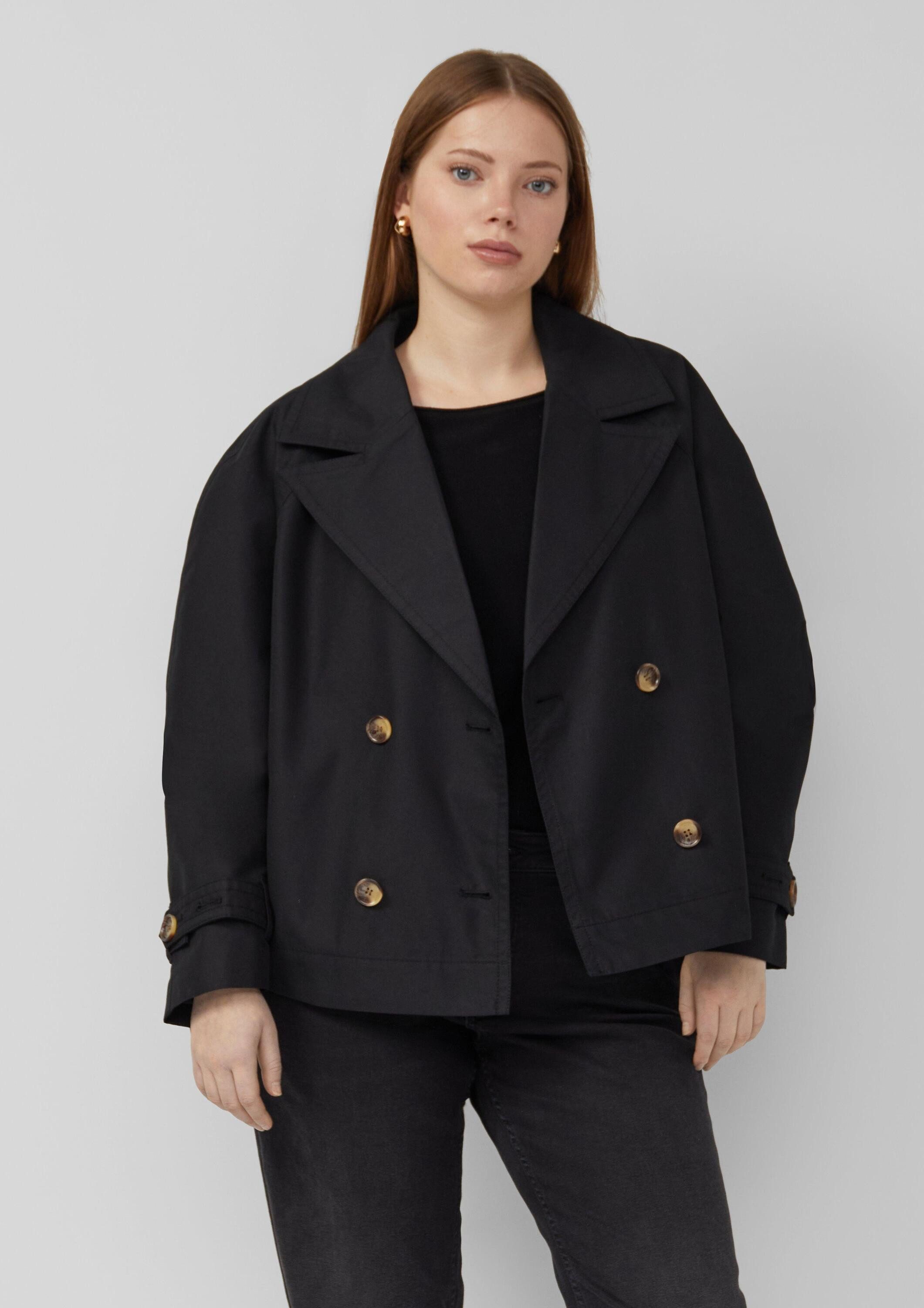 QS Funktionsjacke Outdoor-Jacke kurzer Trench