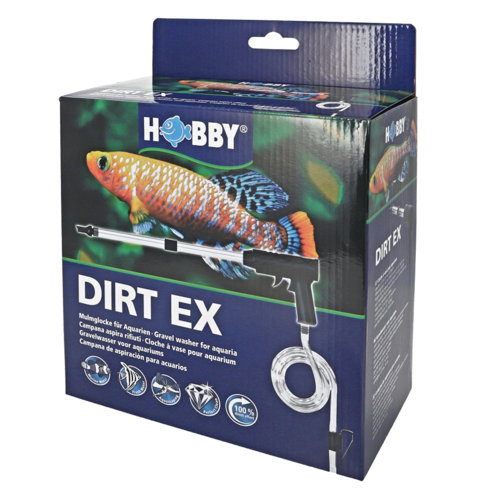 HOBBY Aquariumpflege Dirt Ex Mulmglocke mit Selbst-Ansaugung für Aquarien
